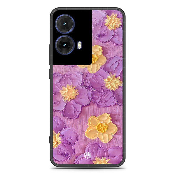 Floral Series Soft Phone Case - Metal Case - Design 8 - Motorola Moto G85