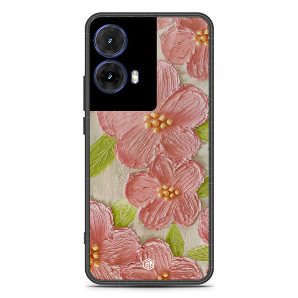 Floral Series Soft Phone Case - Metal Case - Design 9 - Motorola Moto G85