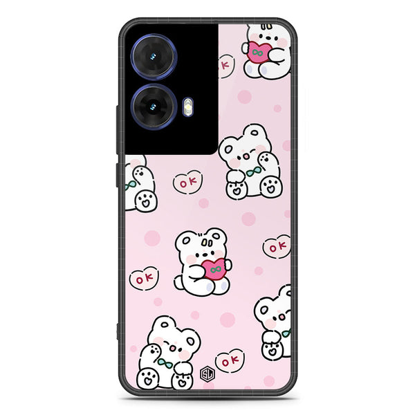 Cute Chic Series Soft Phone Case - Metal Case - Design 1 - Motorola Moto G85