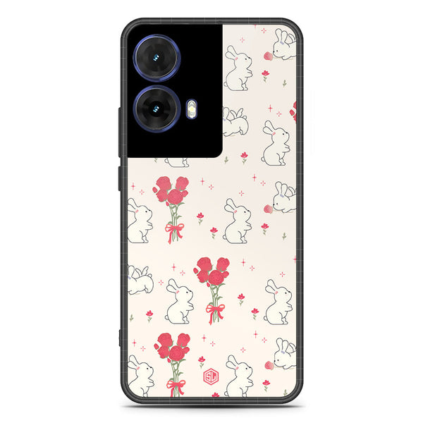 Cute Korean Design Series Soft Phone Case - Metal Case - Design 6 - Motorola Moto G85