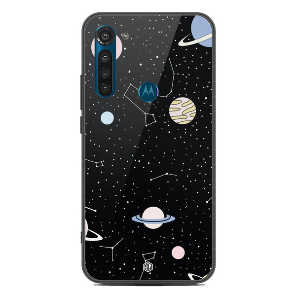 Space Series Soft Phone Case - Metal Case - Design 1 - Motorola Moto G8 Power