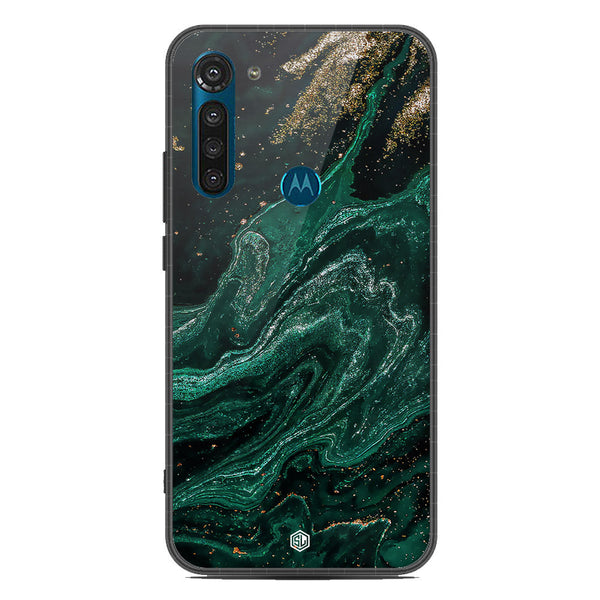 Marble Series Soft Phone Case - Metal Case - Design 3 - Motorola Moto G8 Power