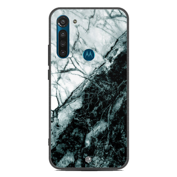 Marble Series Soft Phone Case - Metal Case - Design 6 - Motorola Moto G8 Power