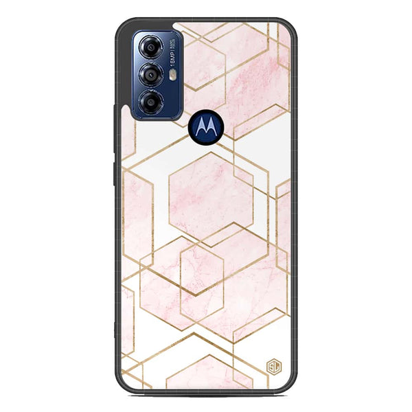 Stylish Marble Series Soft Phone Case - Metal Case - Design 3 - Motorola Moto G Play 2023