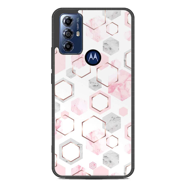 Stylish Marble Series Soft Phone Case - Metal Case - Design 4 - Motorola Moto G Play 2023