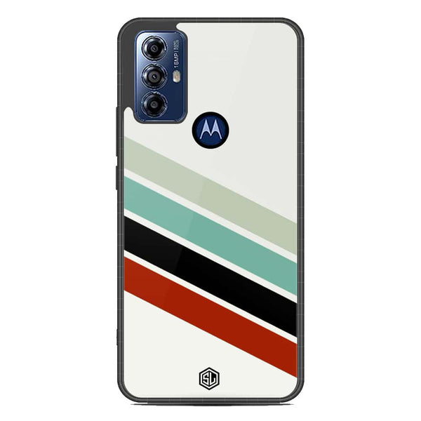 Retro Stripes Series Soft Phone Case - Metal Case - Design 2 - Motorola Moto G Play 2023