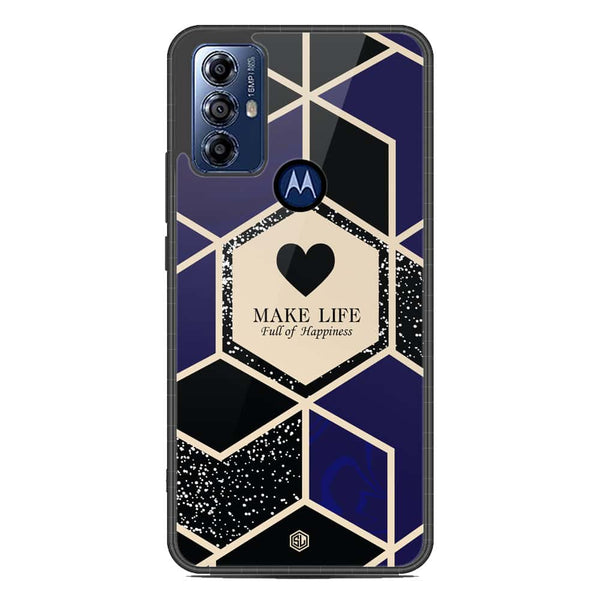 Happiness Series Soft Phone Case - Metal Case - Design 1 - Motorola Moto G Play 2023