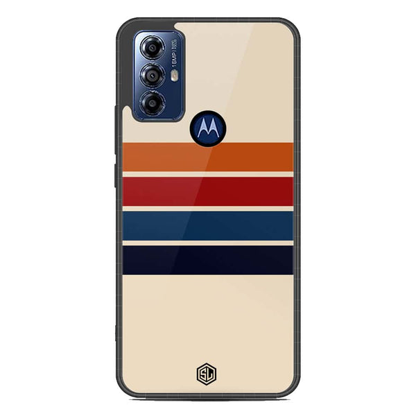 Retro Stripes Series Soft Phone Case - Metal Case - Design 3 - Motorola Moto G Play 2023
