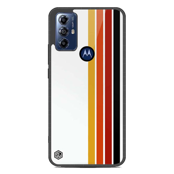 Retro Stripes Series Soft Phone Case - Metal Case - Design 4 - Motorola Moto G Play 2023
