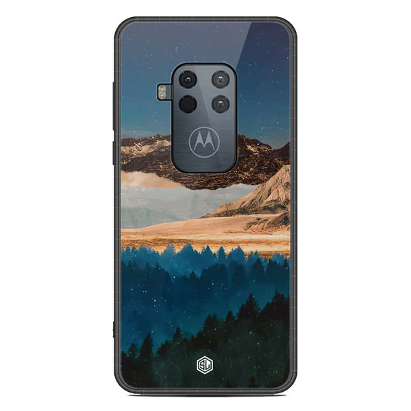 Mountains Wanderlust Series Soft Phone Case - Metal Case - Design 1 - Motorola Moto One Zoom