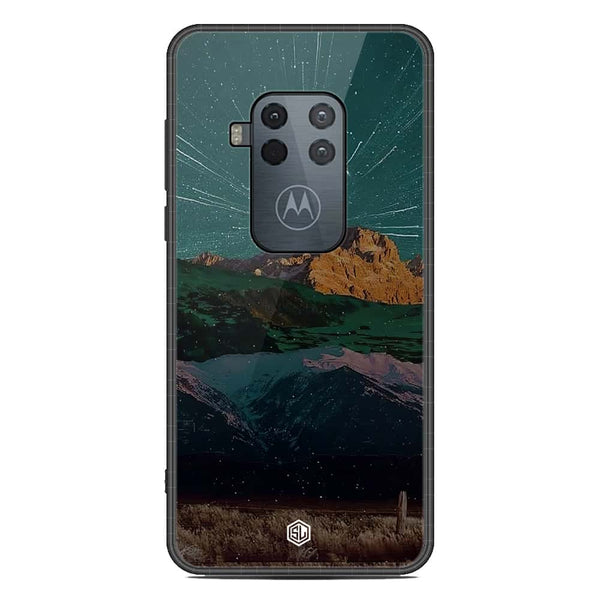 Mountains Wanderlust Series Soft Phone Case - Metal Case - Design 3 - Motorola Moto One Zoom