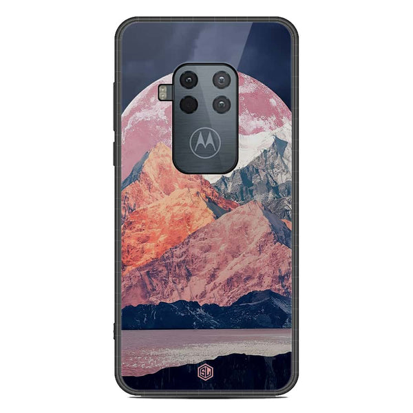 Mountains Wanderlust Series Soft Phone Case - Metal Case - Design 5 - Motorola Moto One Zoom
