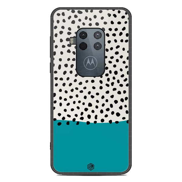 Polka Dots Series Soft Phone Case - Metal Case - Design 2 - Motorola Moto One Zoom