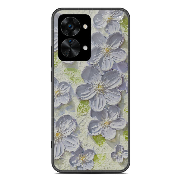 Floral Series Soft Phone Case - Metal Case - Design 12 - OnePlus Nord 2T