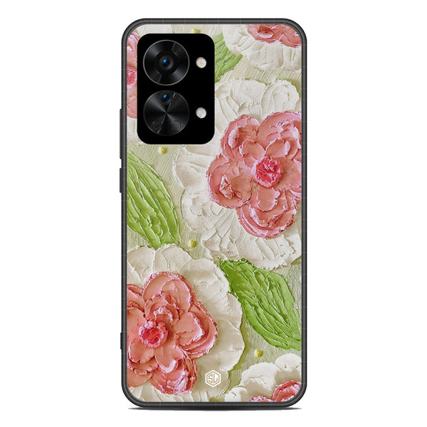 Floral Series Soft Phone Case - Metal Case - Design 13 - OnePlus Nord 2T