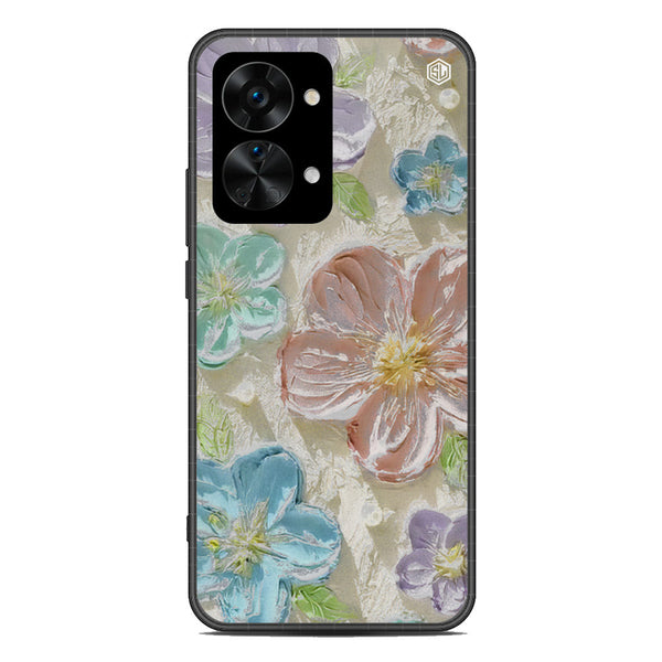 Floral Series Soft Phone Case - Metal Case - Design 14 - OnePlus Nord 2T