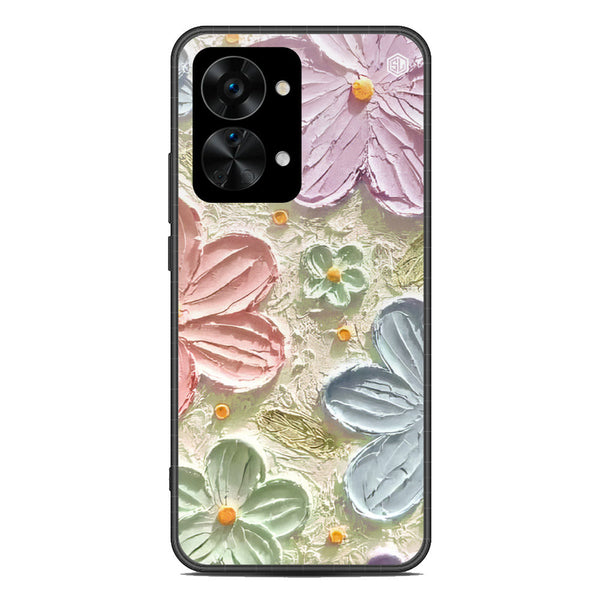 Floral Series Soft Phone Case - Metal Case - Design 15 - OnePlus Nord 2T