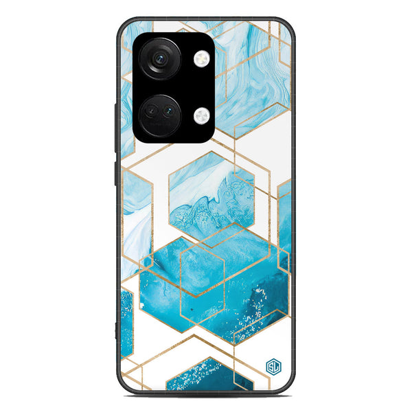 Stylish Marble Series Soft Phone Case - Premium Glass Case - Design 1 - OnePlus Nord 3