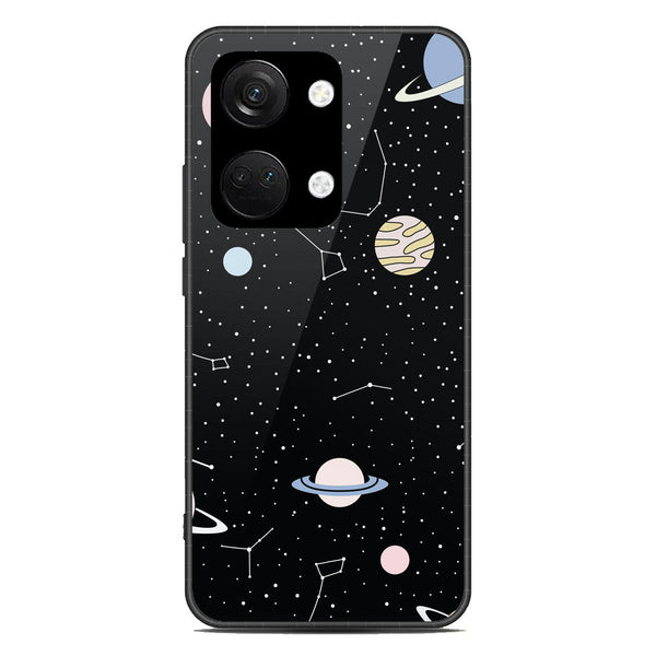 Space Series Soft Phone Case - Premium Glass Case - Design 1 - OnePlus Nord 3