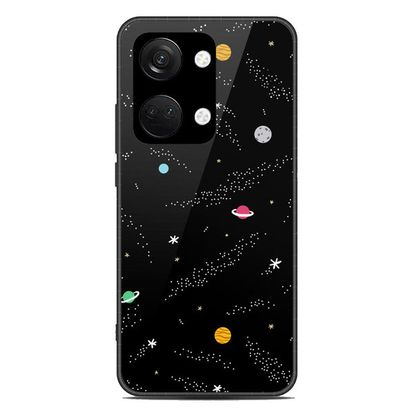 Space Series Soft Phone Case - Premium Glass Case - Design 2 - OnePlus Nord 3