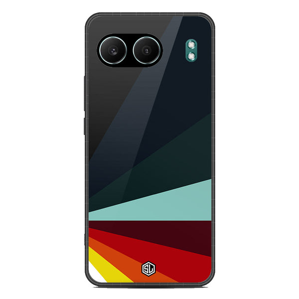 Retro Stripes Series Soft Phone Case - Metal Case - Design 1 - OnePlus Nord 4