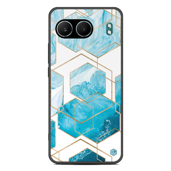 Stylish Marble Series Soft Phone Case - Metal Case - Design 1 - OnePlus Nord 4