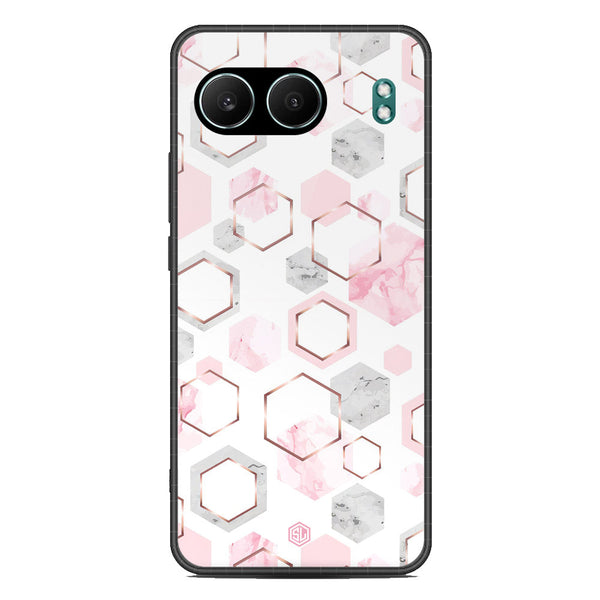 Stylish Marble Series Soft Phone Case - Metal Case - Design 4 - OnePlus Nord 4
