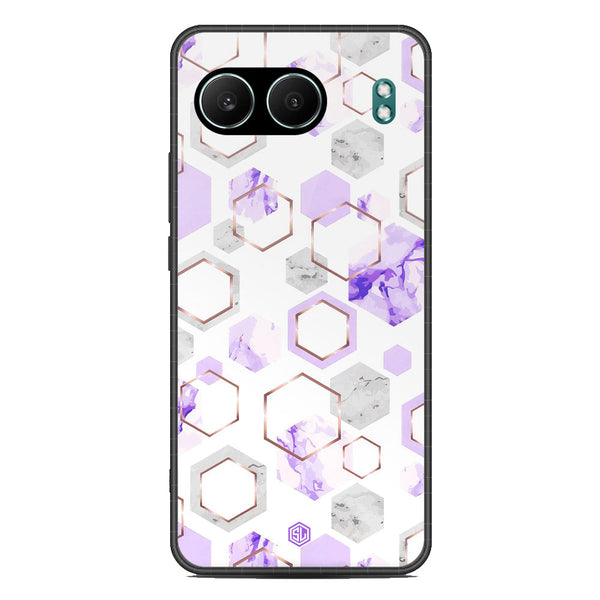 Stylish Marble Series Soft Phone Case - Metal Case - Design 5 - OnePlus Nord 4