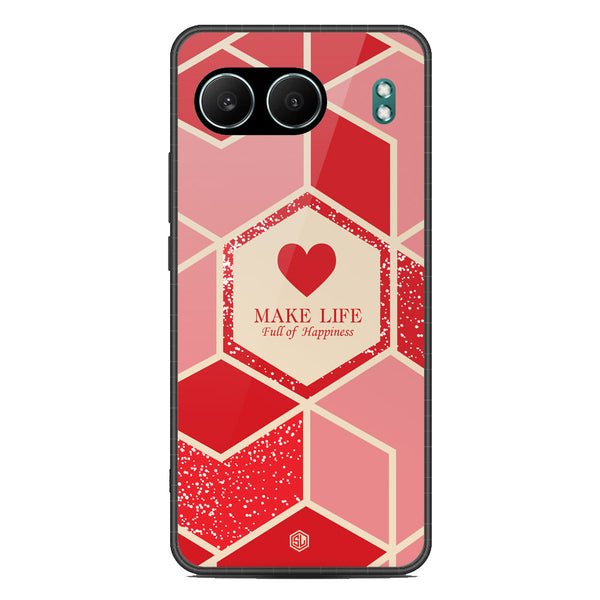Happiness Series Soft Phone Case - Metal Case - Design 5 - OnePlus Nord 4