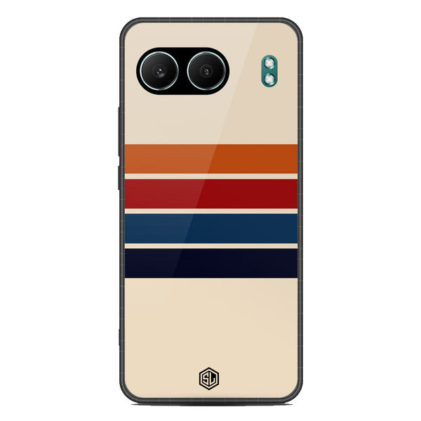 Retro Stripes Series Soft Phone Case - Metal Case - Design 3 - OnePlus Nord 4