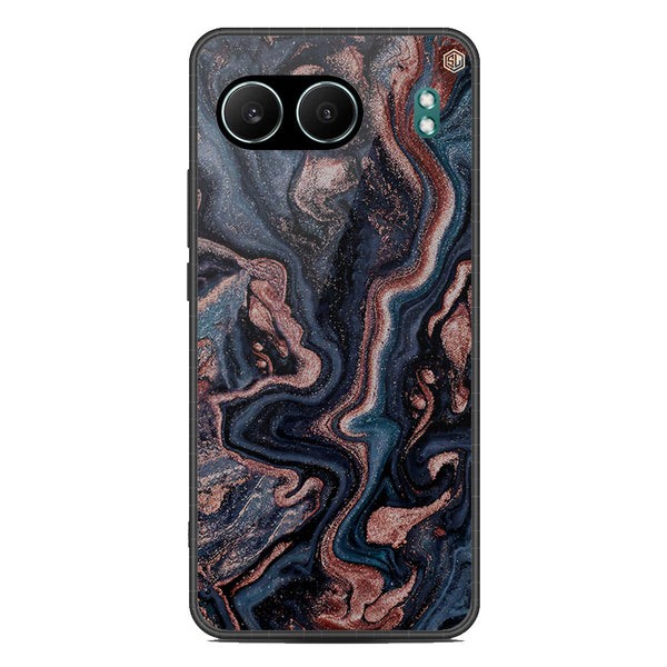 Marble Series Soft Phone Case - Metal Case - Design 4 - OnePlus Nord 4