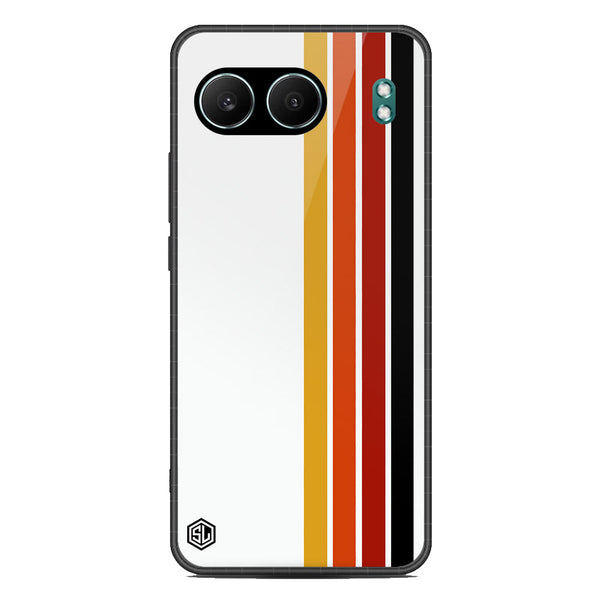 Retro Stripes Series Soft Phone Case - Metal Case - Design 4 - OnePlus Nord 4