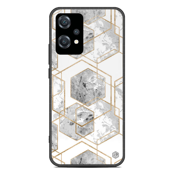 Stylish Marble Series Soft Phone Case - Premium Glass Case - Design 2 - OnePlus Nord CE 2 Lite 5G