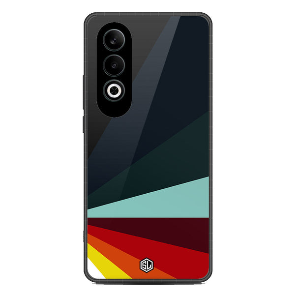 Retro Stripes Series Soft Phone Case - Metal Case - Design 1 - OnePlus Nord CE 4