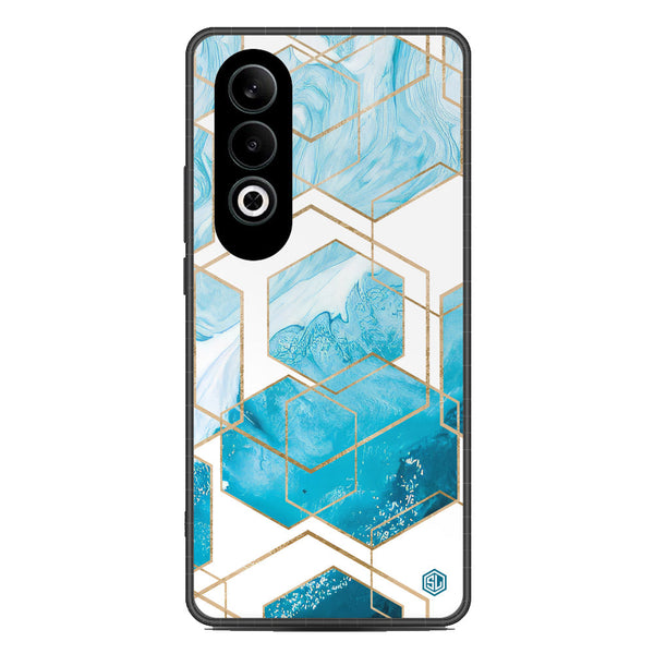 Stylish Marble Series Soft Phone Case - Metal Case - Design 1 - OnePlus Nord CE 4