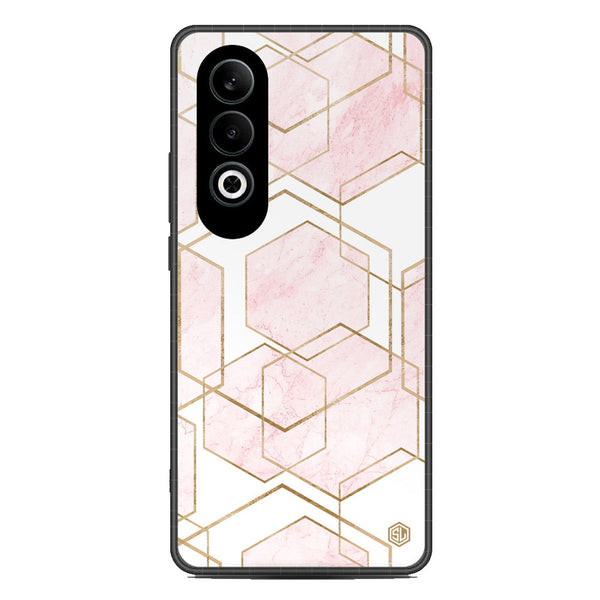 Stylish Marble Series Soft Phone Case - Metal Case - Design 3 - OnePlus Nord CE 4