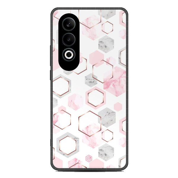 Stylish Marble Series Soft Phone Case - Metal Case - Design 4 - OnePlus Nord CE 4