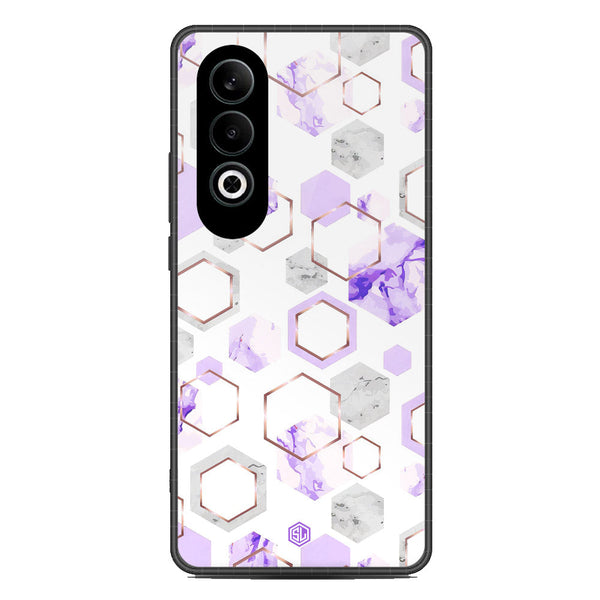 Stylish Marble Series Soft Phone Case - Metal Case - Design 5 - OnePlus Nord CE 4