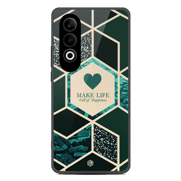 Happiness Series Soft Phone Case - Metal Case - Design 4 - OnePlus Nord CE 4