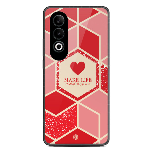 Happiness Series Soft Phone Case - Metal Case - Design 5 - OnePlus Nord CE 4