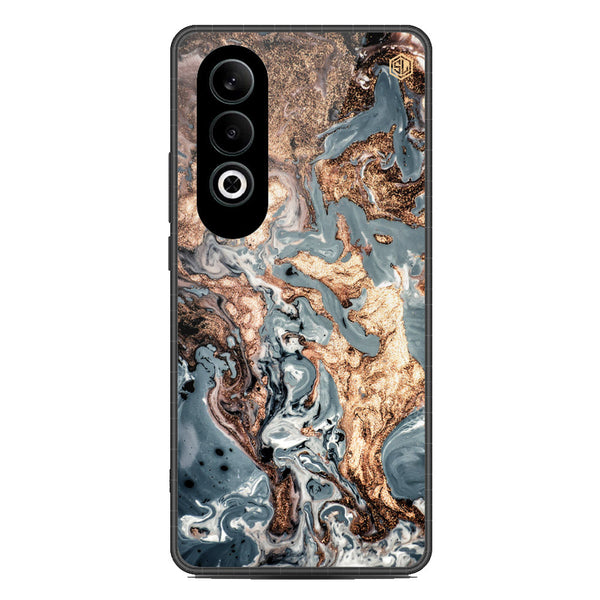 Marble Series Soft Phone Case - Metal Case - Design 5 - OnePlus Nord CE 4