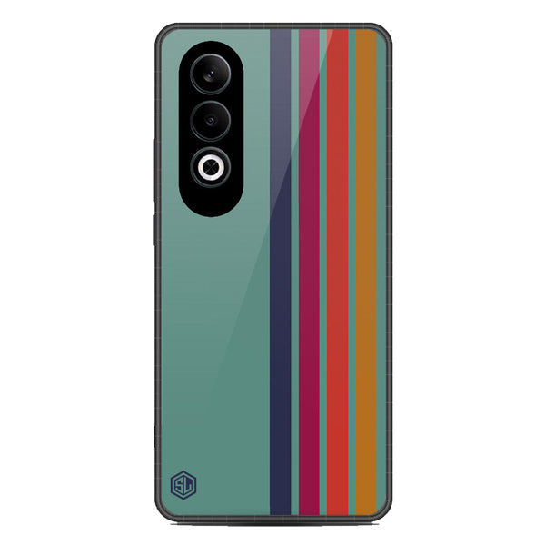Retro Stripes Series Soft Phone Case - Metal Case - Design 5 - OnePlus Nord CE 4