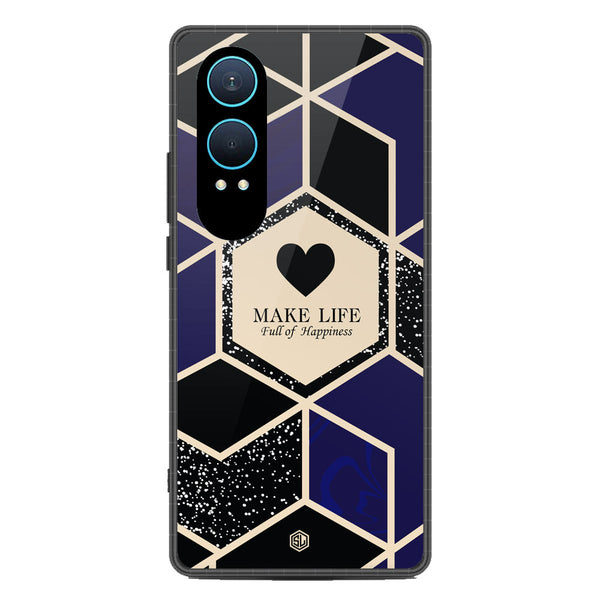Happiness Series Soft Phone Case - Metal Case - Design 1 - OnePlus Nord CE 4 Lite