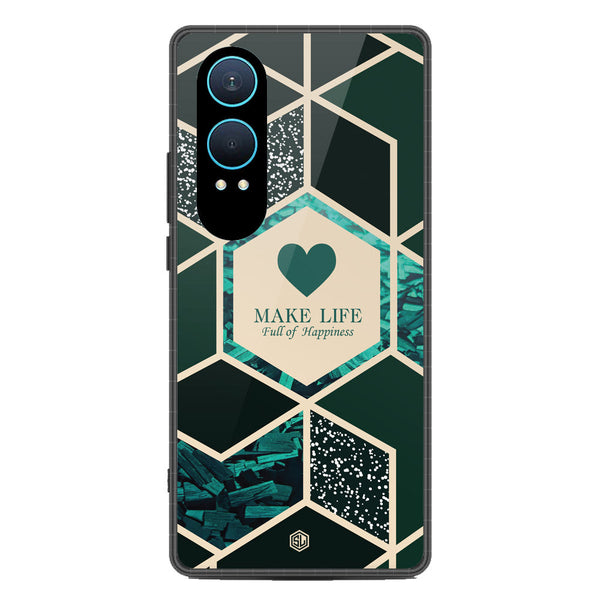 Happiness Series Soft Phone Case - Metal Case - Design 4 - OnePlus Nord CE 4 Lite