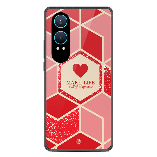 Happiness Series Soft Phone Case - Metal Case - Design 5 - OnePlus Nord CE 4 Lite