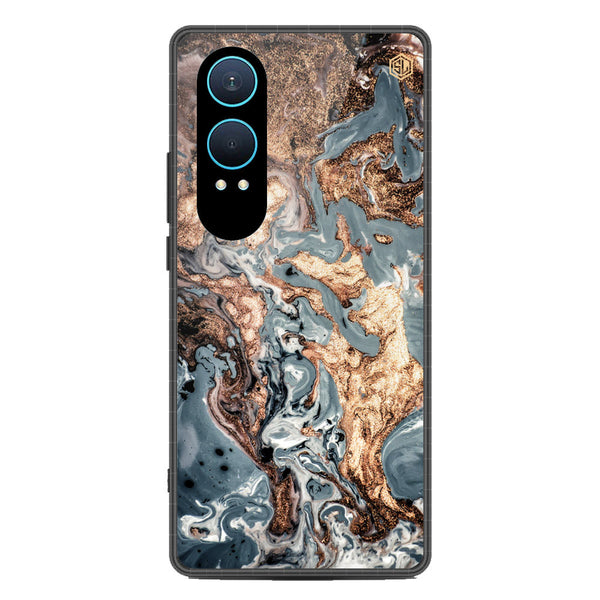 Marble Series Soft Phone Case - Metal Case - Design 5 - OnePlus Nord CE 4 Lite