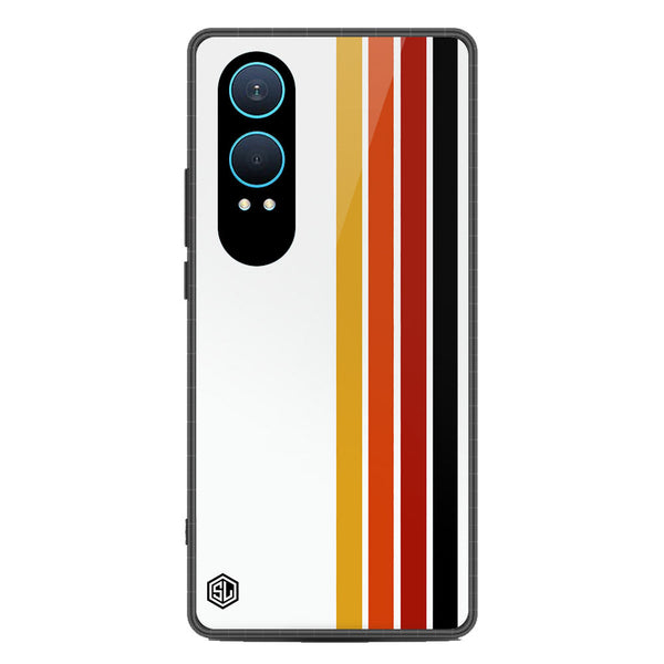 Retro Stripes Series Soft Phone Case - Metal Case - Design 4 - OnePlus Nord CE 4 Lite