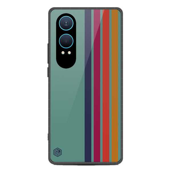 Retro Stripes Series Soft Phone Case - Metal Case - Design 5 - OnePlus Nord CE 4 Lite