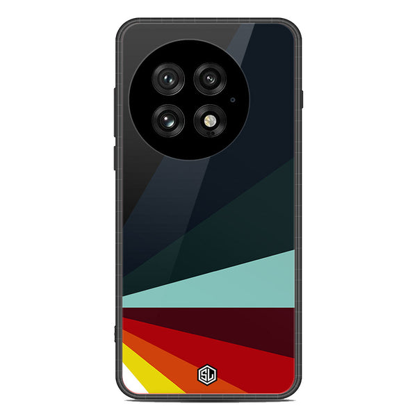 Retro Stripes Series Soft Phone Case - Metal Case - Design 1 - OnePlus 13
