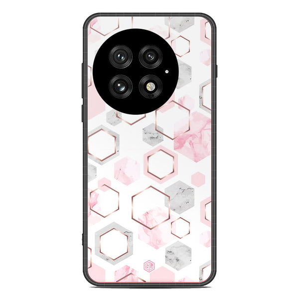 Stylish Marble Series Soft Phone Case - Metal Case - Design 4 - OnePlus 13